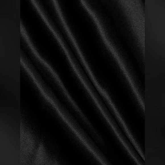 NEW Reformation Black Casette Silk Maxi Dress 6 - Picture 8 of 16